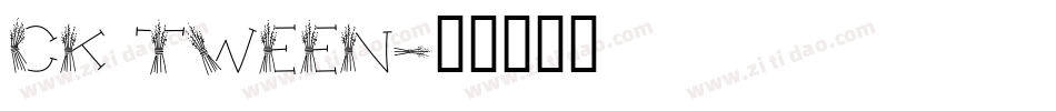 CK Tween字体转换